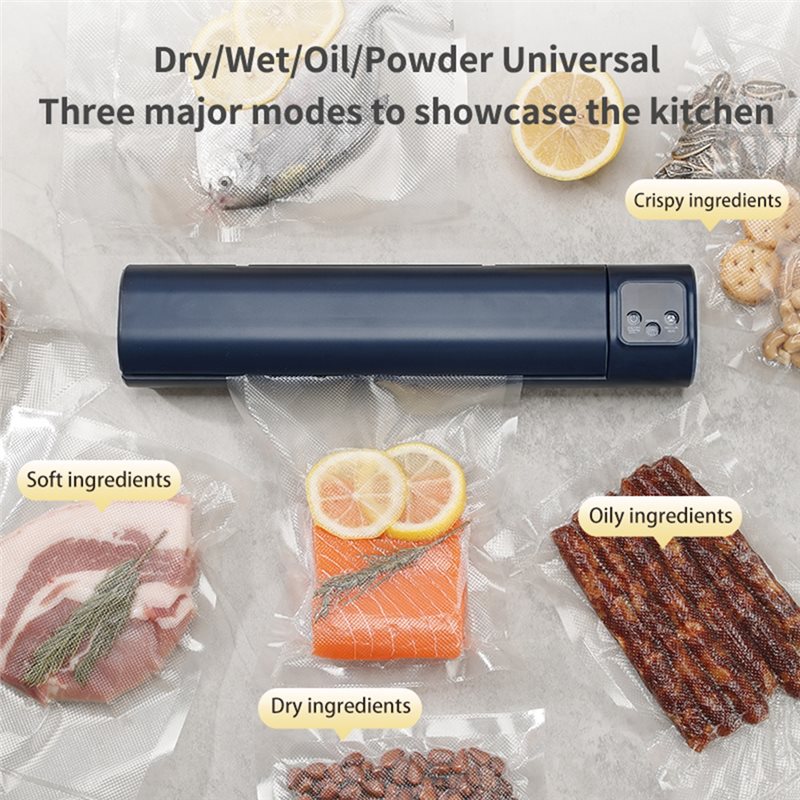 Food Vacuum Sealer Machine - Mesin Penyegel Vakum Portabel DT15, Penyegel