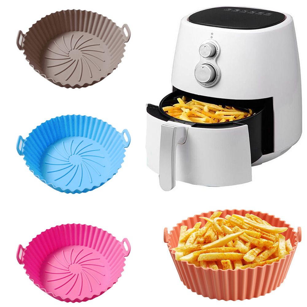 Air Fryer Silicone Pot Liner - 1 buah keranjang kue untuk Air