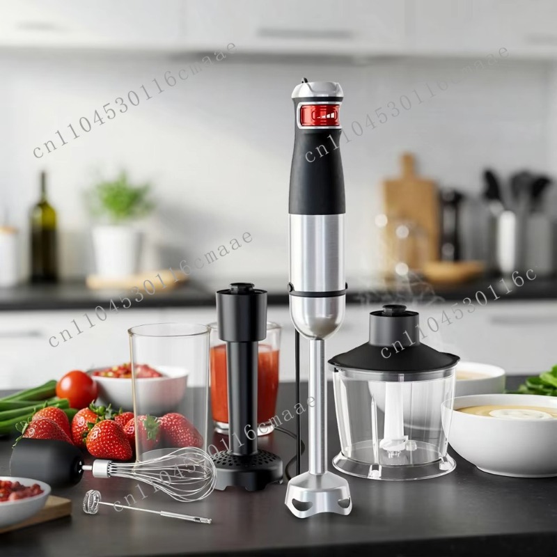 Immersion Hand Blender Set - Set Blender Tangan 6-in-1 1200W yang