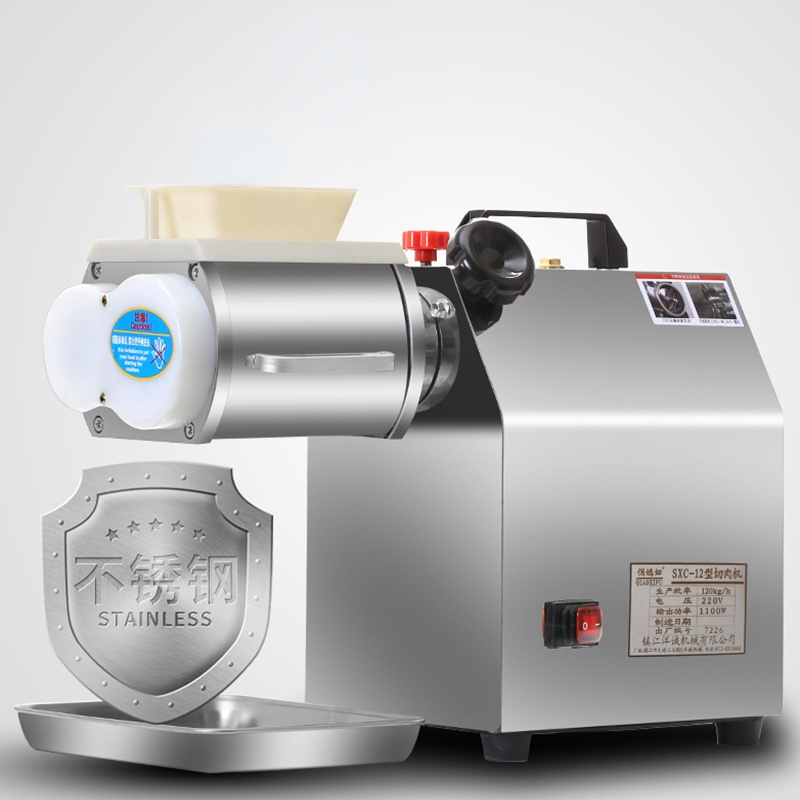 Automatic Meat Slicer Home - Alat Pengiris Daging Komersial Listrik Baja