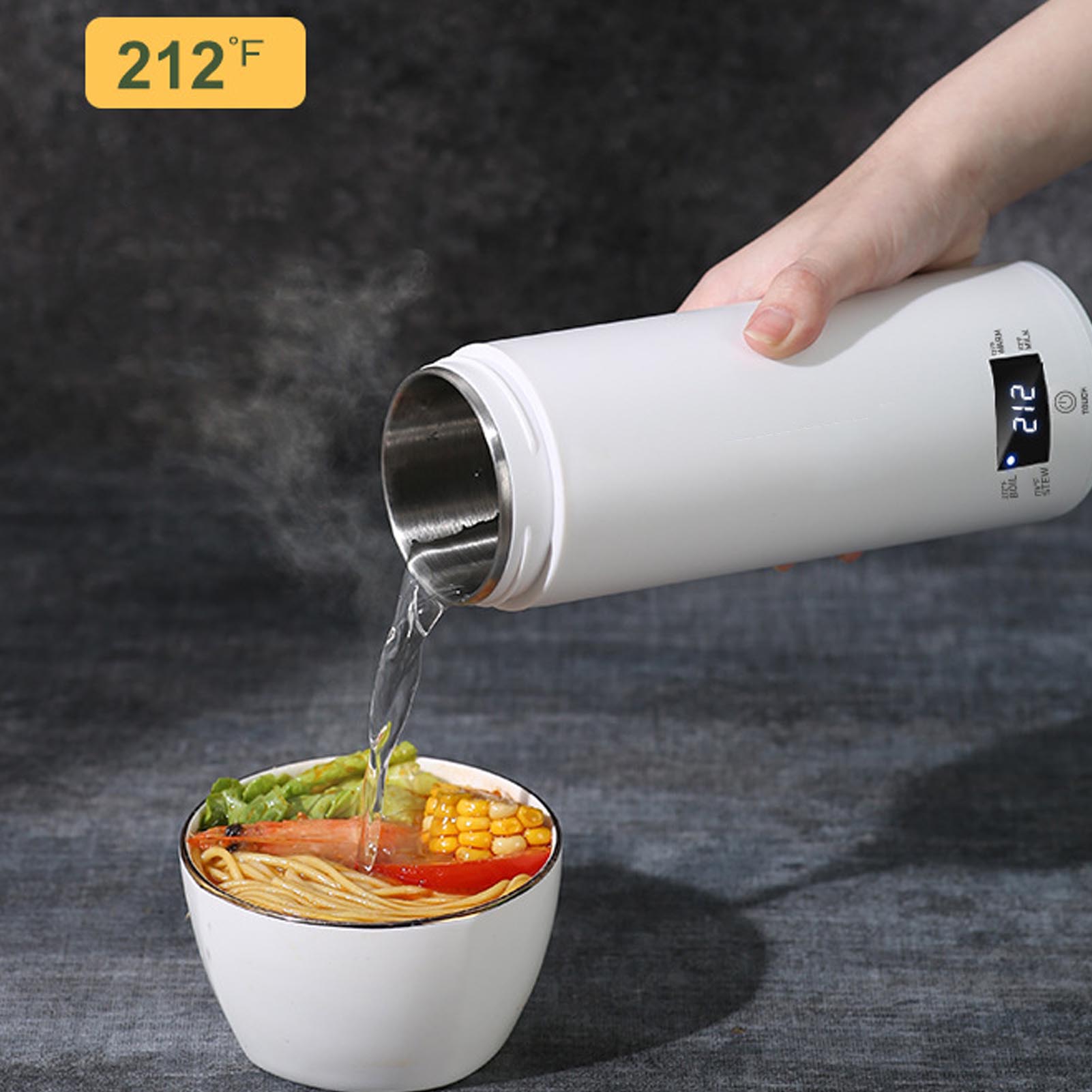 Electric Kettle Temperature Control - Ketel Listrik Portabel Mini 450Ml dengan