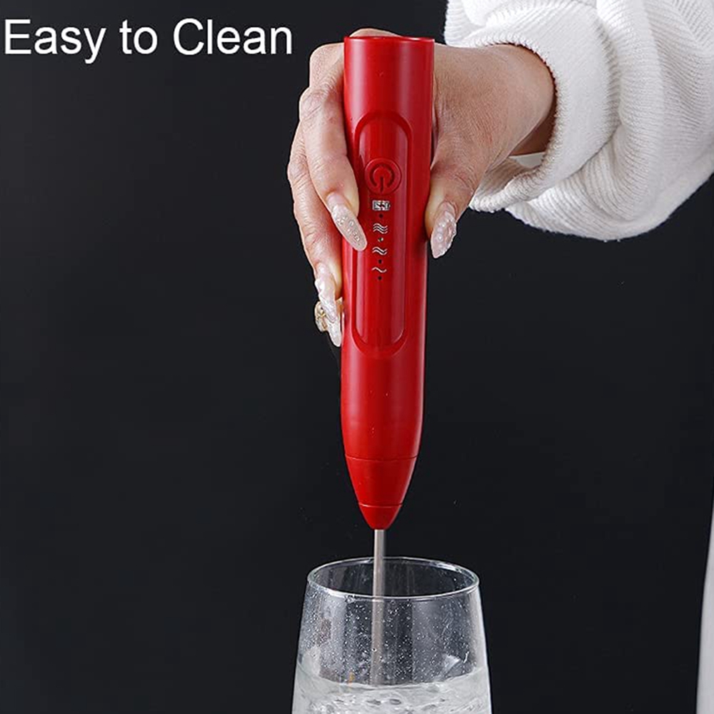 Electric Milk Frother Handheld - ABRE-Pengocok Susu Elektrik, Pengocok Kopi Genggam