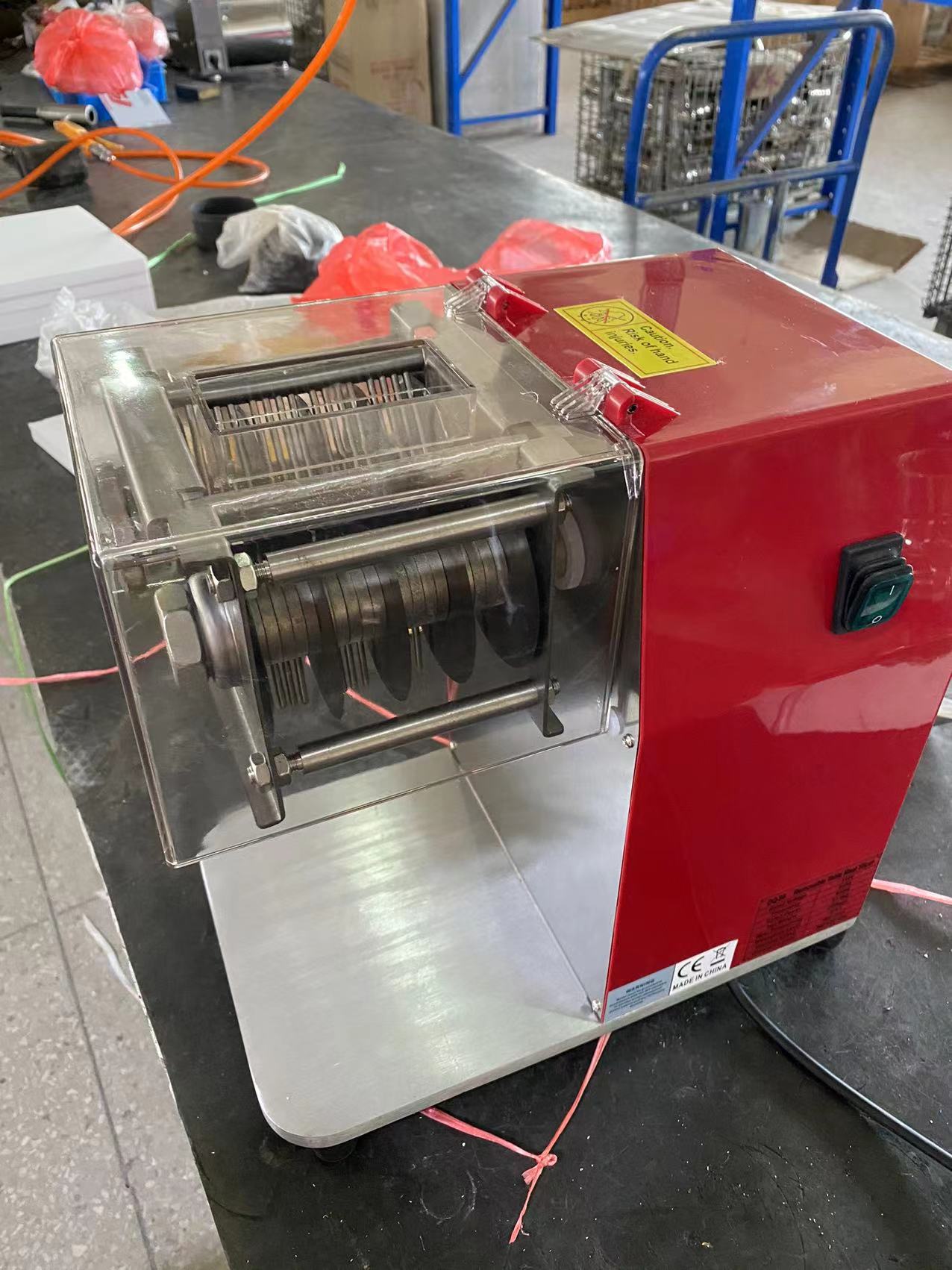 Automatic Meat Slicer Home - Alat Pengiris Daging Listrik Komersial Multi-Fungsi,