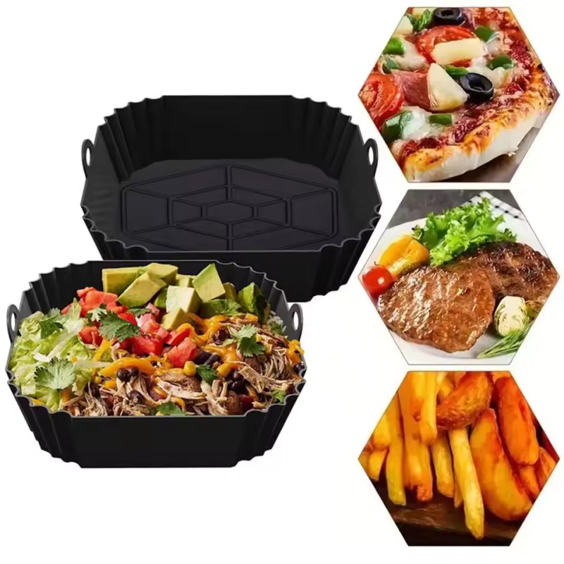 Air Fryer Silicone Pot Liner - 1 Buah Baki Panci Penggorengan Udara