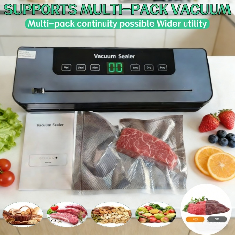 Food Vacuum Sealer Machine - 2026 Mesin Pengemas Vakum Otomatis 6-in-1