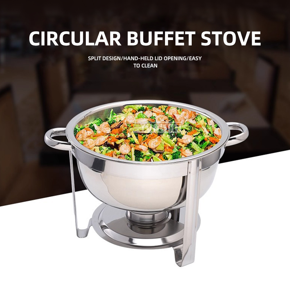 Small Appliances - Kompor Buffet Bundar Stainless Steel LS-RG835