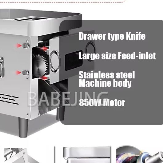Automatic Meat Slicer Home - Pemotong Daging Multifungsi Stainless Steel, Pengiris