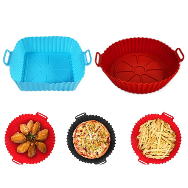 Air Fryer Silicone Pot Liner - Cetakan Penggorengan Silikon, Alas Silikon Penggorengan