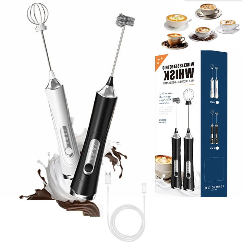 Electric Milk Frother Handheld - Mesin Kopi Susu Genggam Pengocok Susu