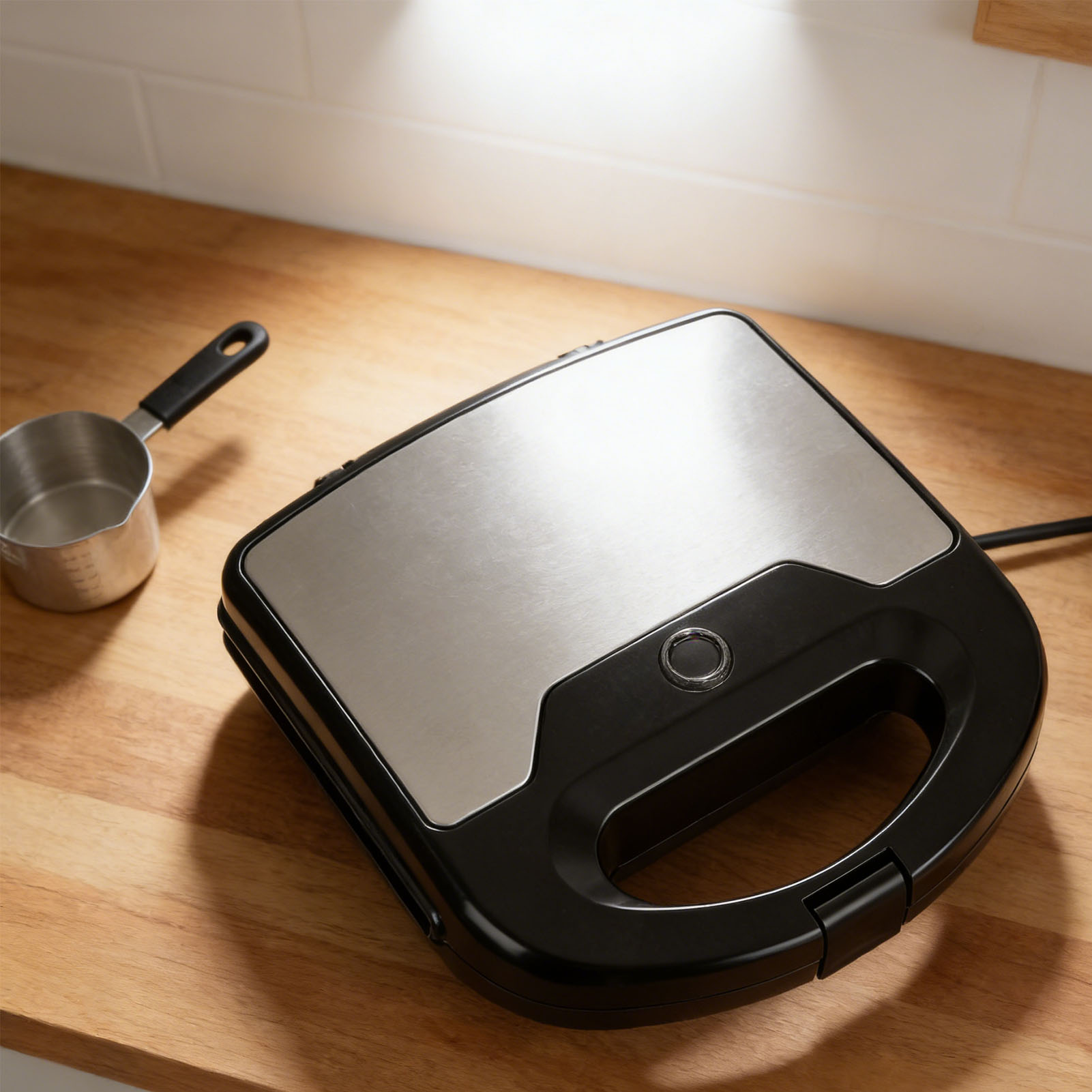 12 Cetakan Kue Walnut Anti Len - Mini Waffle Maker Machine ulasan dan harga