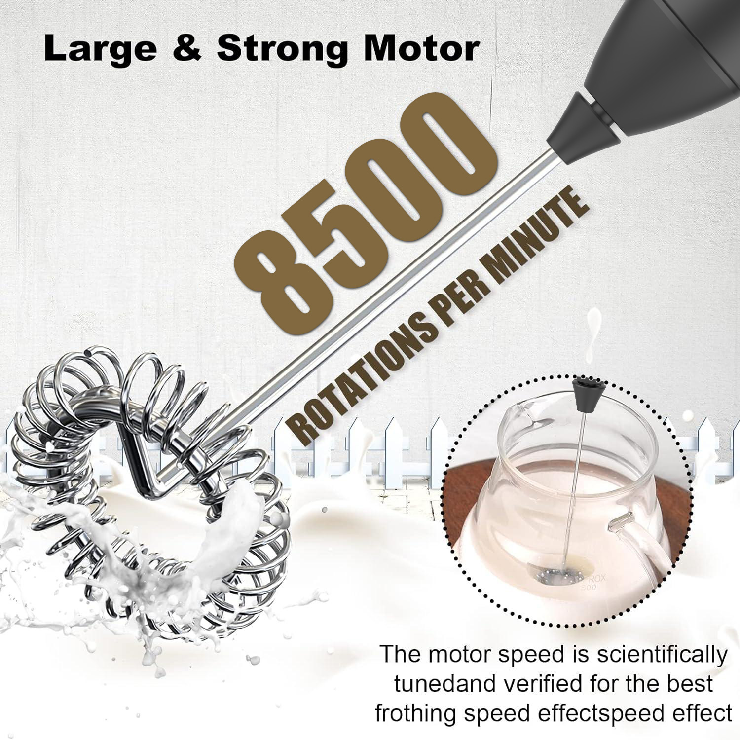 Pengaduk Susu Isi Ulang Otomat - Electric Milk Frother Handheld ulasan dan harga