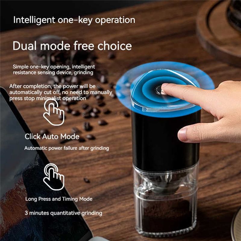 J1UL1N Penggiling Kopi Mini Po - Coffee Bean Grinder Electric ulasan dan harga