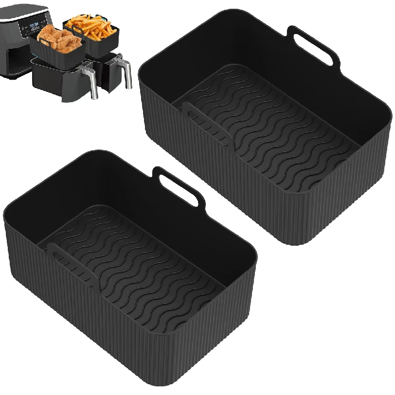 2 Buah Panci Silikon Penggoren - Air Fryer Silicone Pot Liner ulasan dan harga
