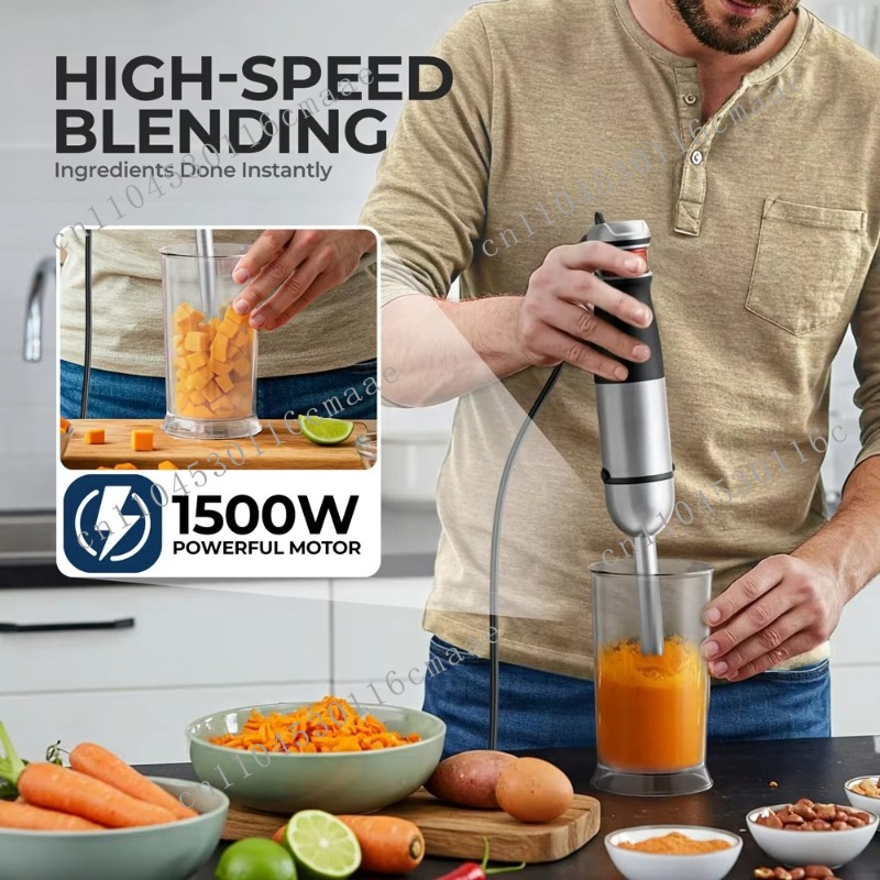 Set Blender Tangan 6-in-1 1200 - Immersion Hand Blender Set ulasan dan harga
