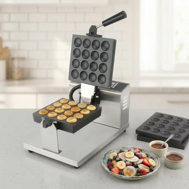 Mesin Poffertjes Anti Lengket  - Mini Waffle Maker Machine ulasan dan harga
