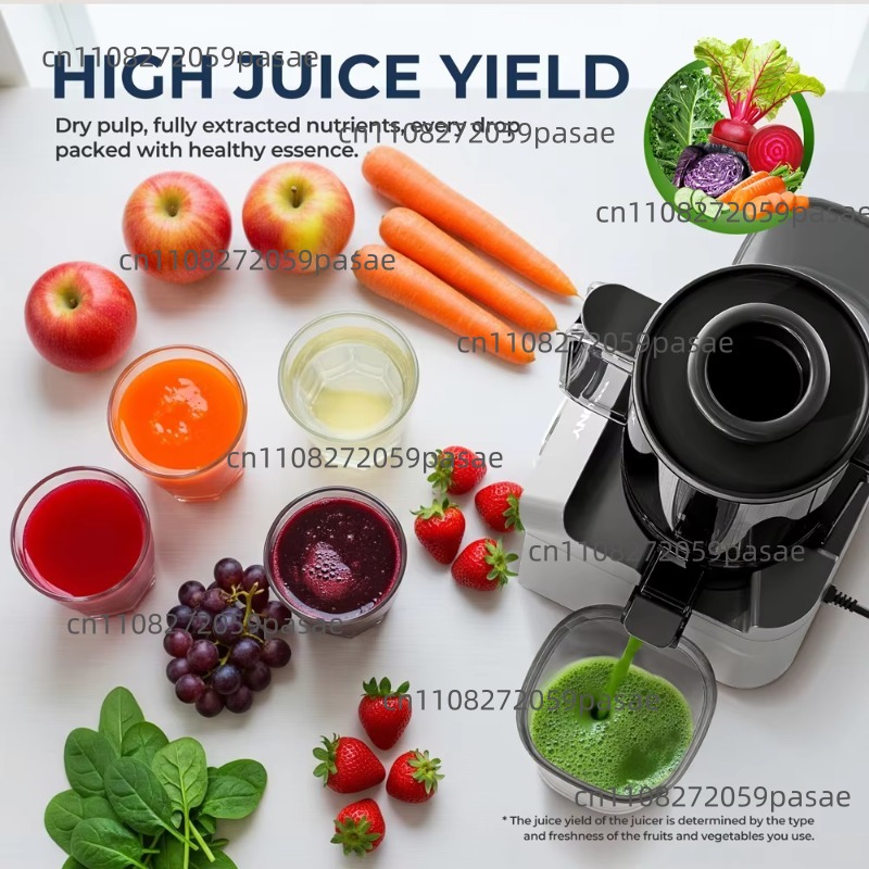 Juicer mulut lebar berkecepata - Electric Slow Juicer Cold Press ulasan dan harga