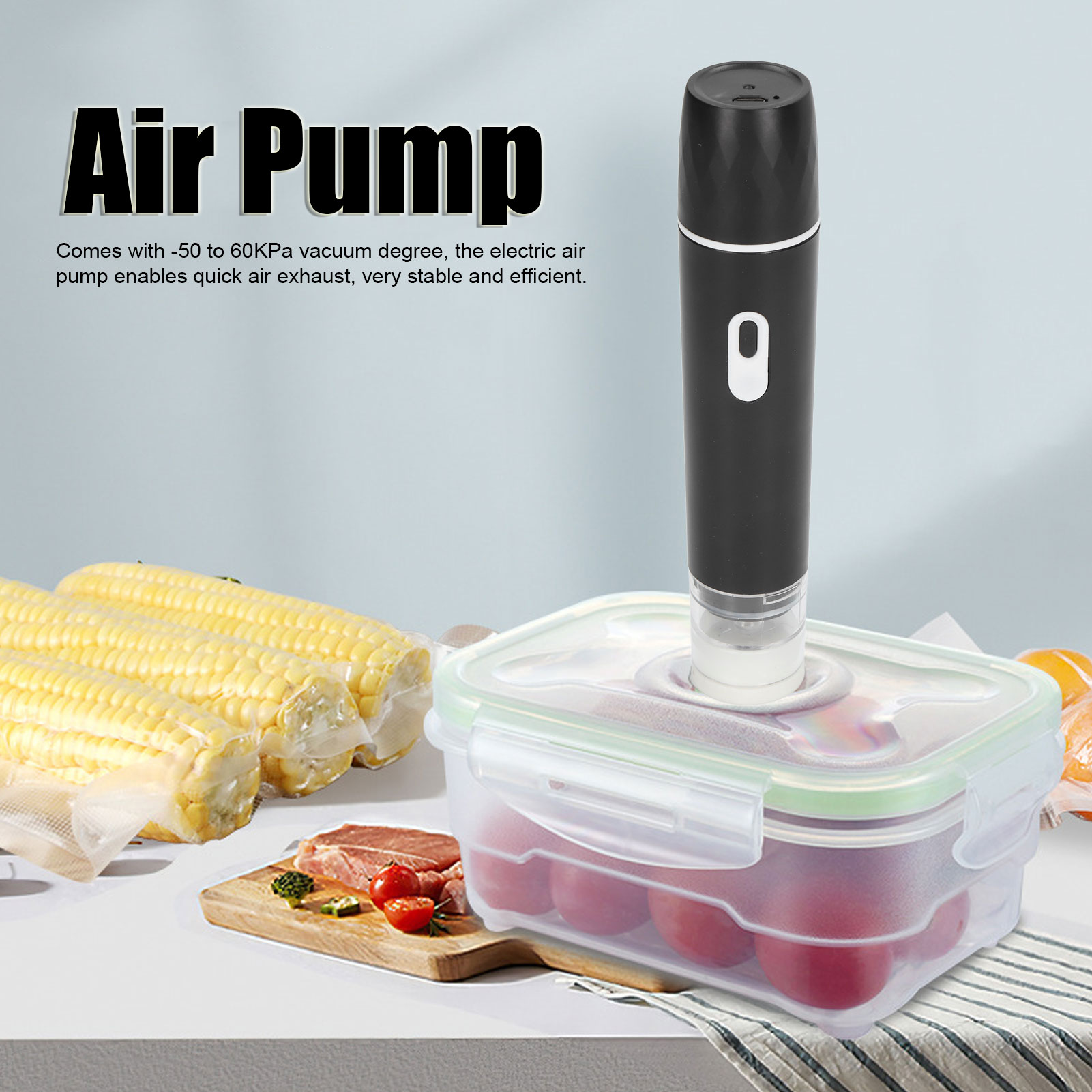 Pompa Udara Listrik Penyegel V - Food Vacuum Sealer Machine ulasan dan harga