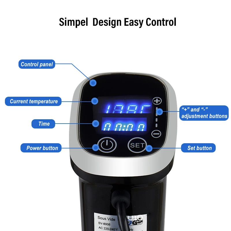 Sirkulasi Perendaman Kompor Pr - Digital Sous Vide Precision Cooker ulasan dan harga