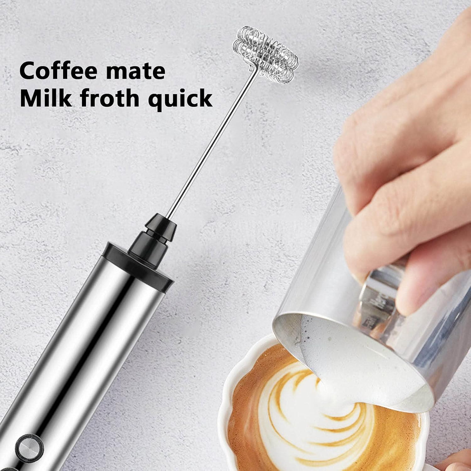 Pengaduk Susu Elektrik Genggam - Electric Milk Frother Handheld ulasan dan harga