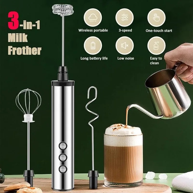 Pengaduk Susu Elektrik Genggam - Electric Milk Frother Handheld ulasan dan harga