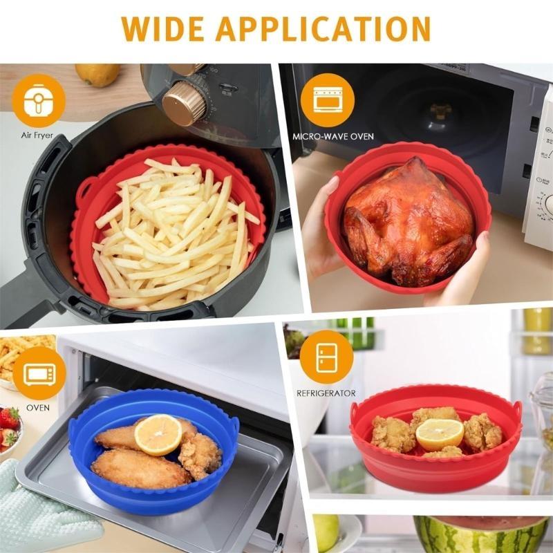 D0AB 2-Pack Keranjang Pot Lapi - Air Fryer Silicone Pot Liner ulasan dan harga