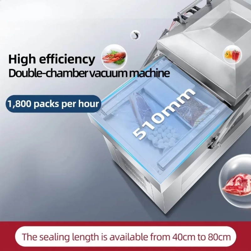 Mesin Vakum Dua Ruang Besar Ko - Food Vacuum Sealer Machine ulasan dan harga