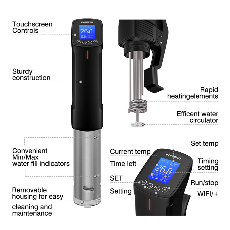 INKBIRD Sous Vide WI-FI Kuline - Digital Sous Vide Precision Cooker ulasan dan harga