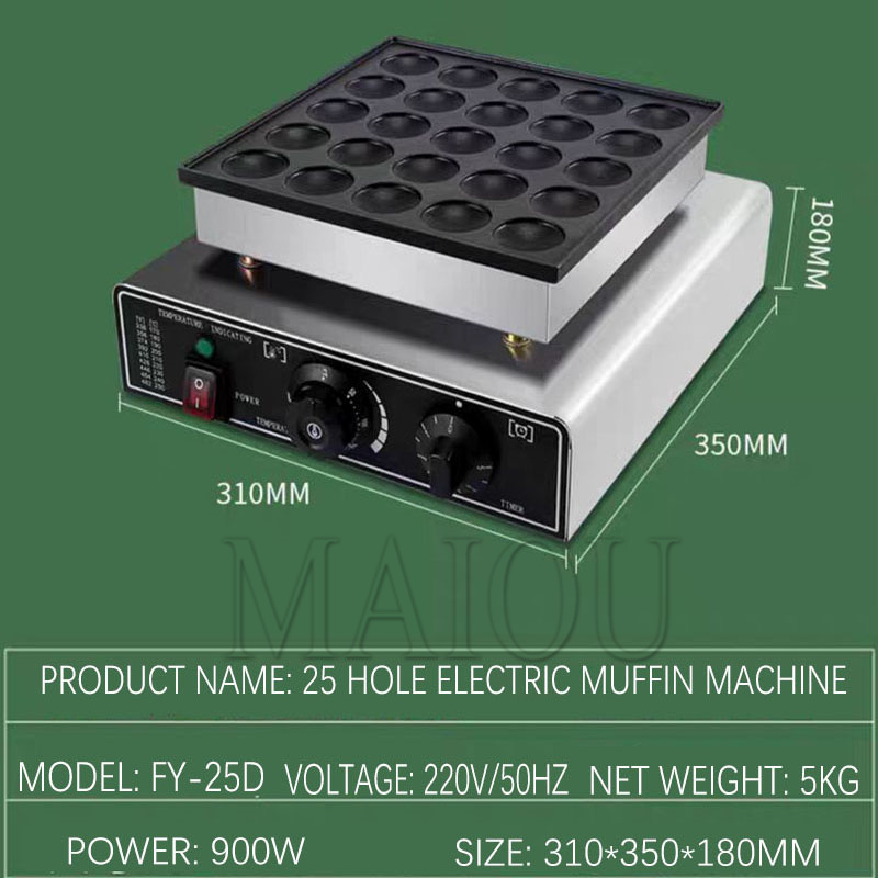Pembuat Waffle Pancake 25 Luba - Mini Waffle Maker Machine ulasan dan harga