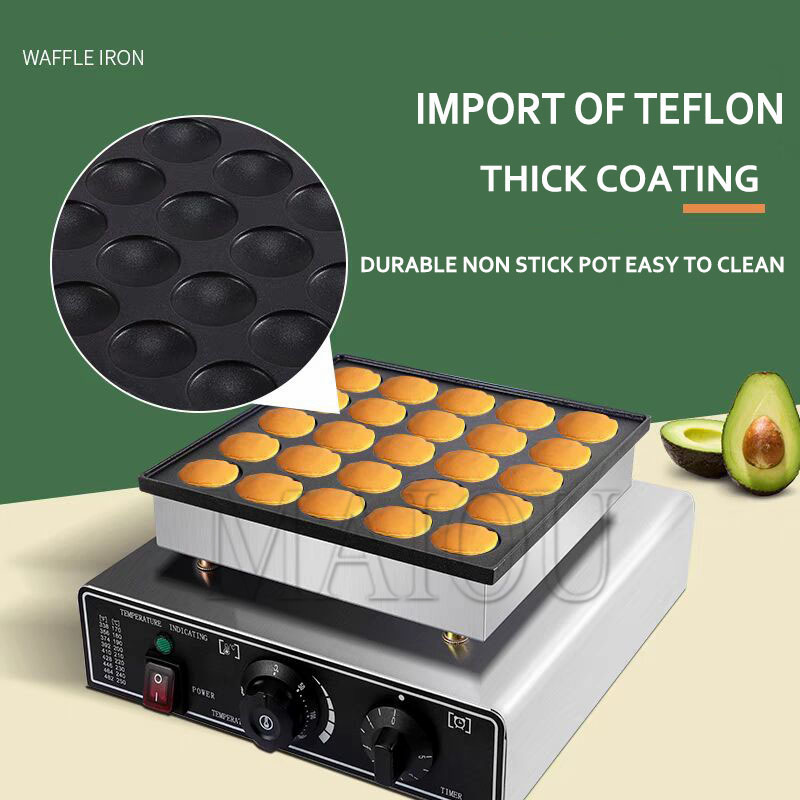 Pembuat Waffle Pancake 25 Luba - Mini Waffle Maker Machine ulasan dan harga