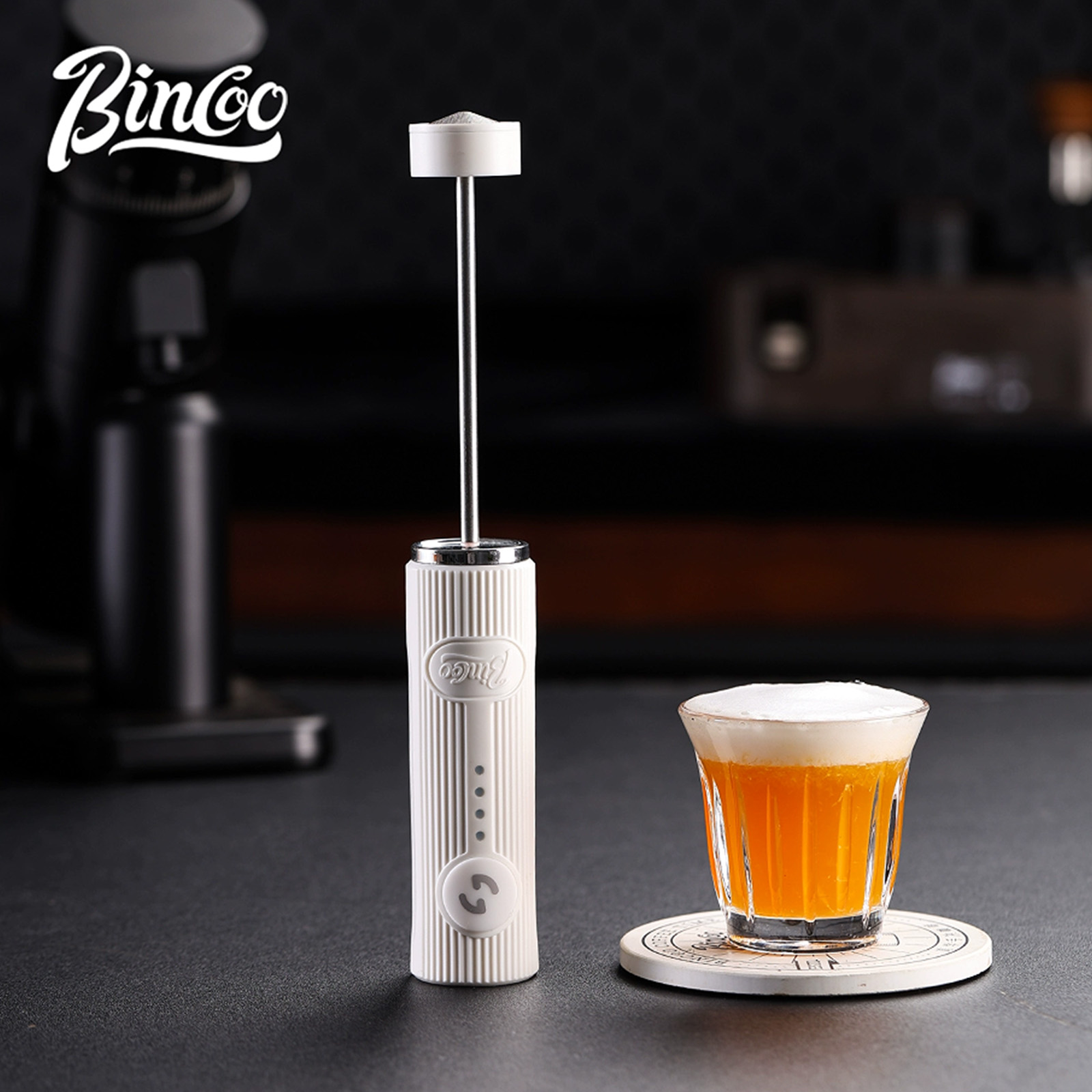 Bincoo Baru Susu Foamer Kopi K - Electric Milk Frother Handheld ulasan dan harga