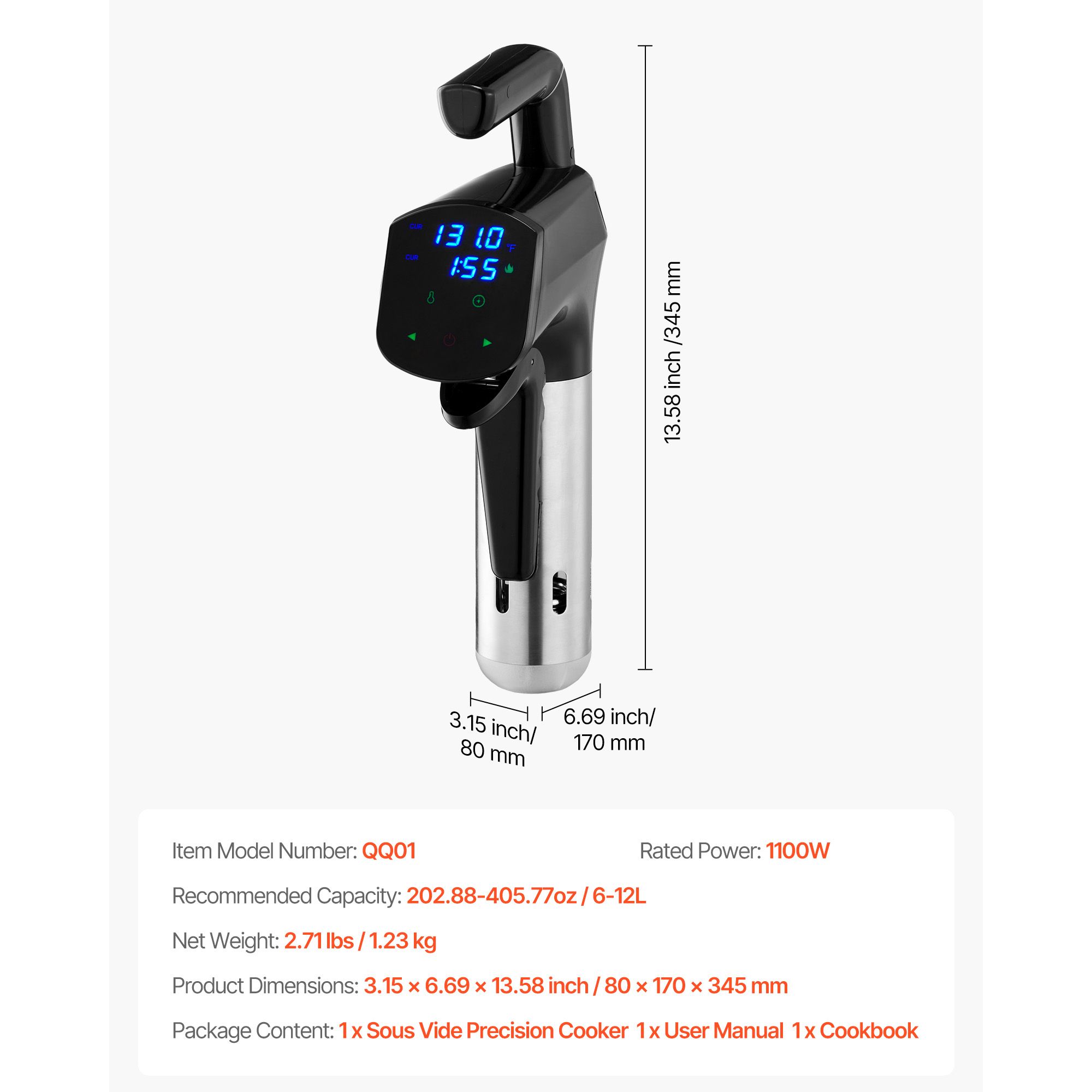 Penghangat Makanan Sous Vide P - Digital Sous Vide Precision Cooker ulasan dan harga