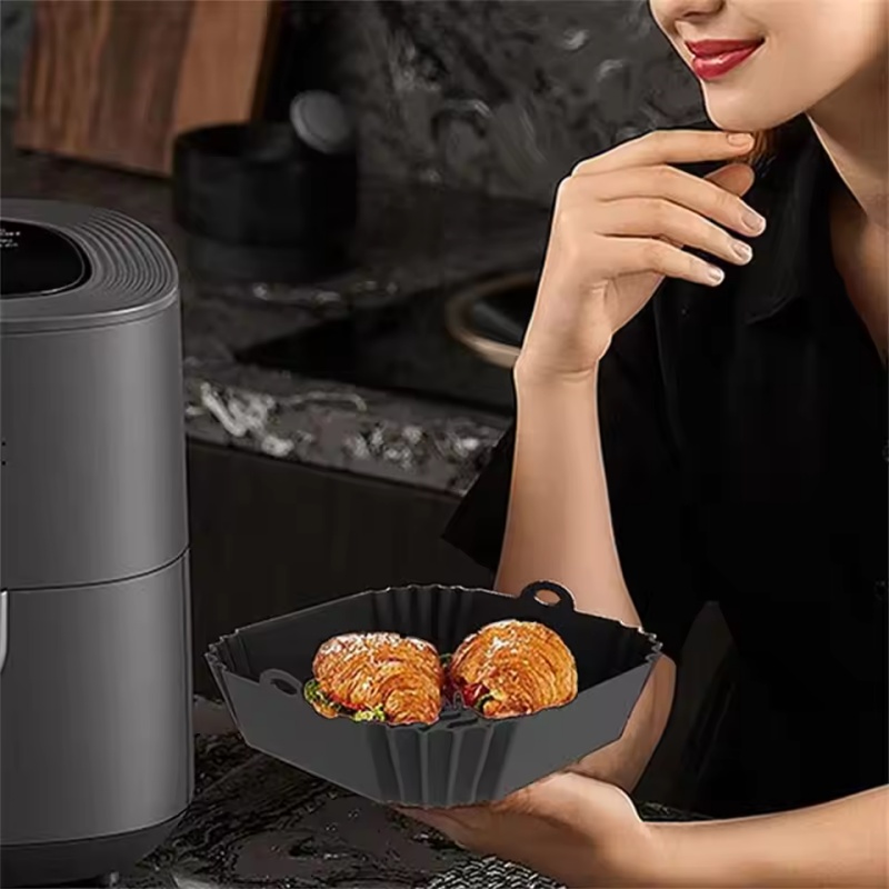 1 Buah Baki Panci Penggorengan - Air Fryer Silicone Pot Liner ulasan dan harga