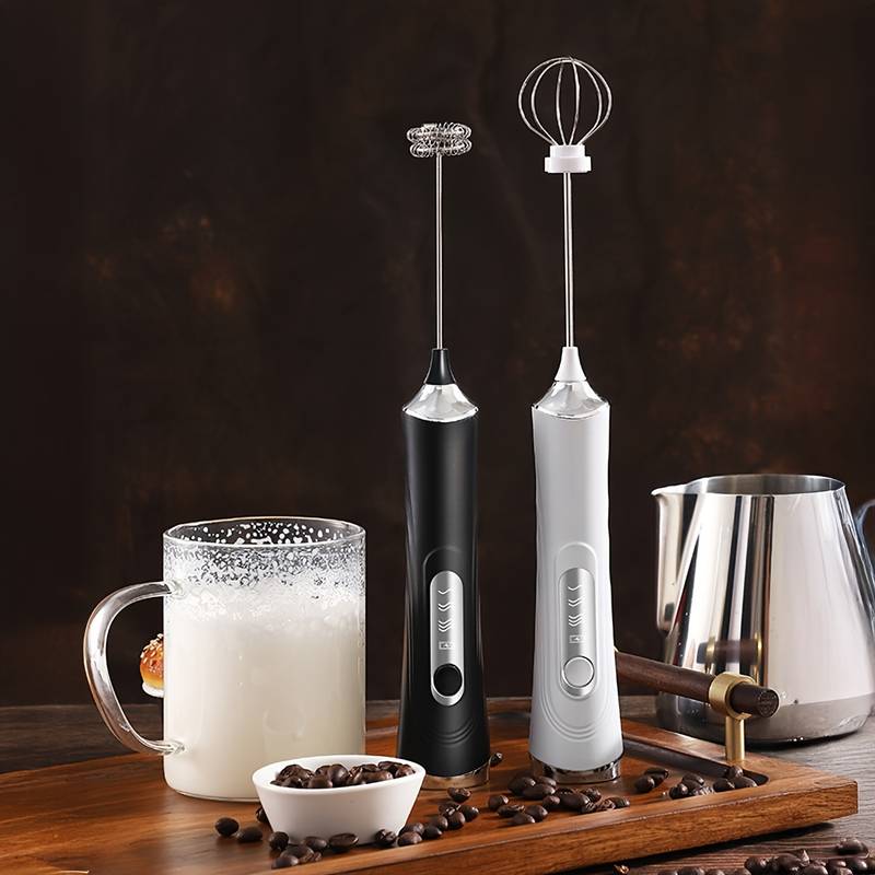Pengocok Susu Elektrik Nirkabe - Electric Milk Frother Handheld ulasan dan harga