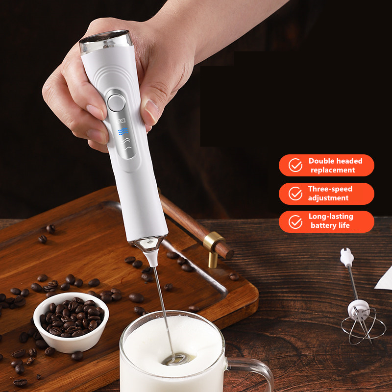 Pengocok Susu Elektrik Nirkabe - Electric Milk Frother Handheld ulasan dan harga