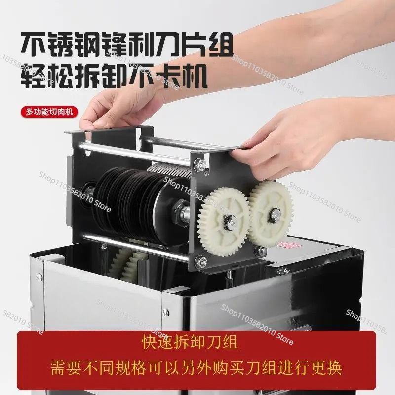 Pengiris & Penggiling Daging L - Automatic Meat Slicer Home ulasan dan harga