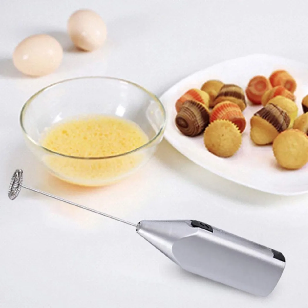 Pengocok Telur Listrik, Alat R - Electric Milk Frother Handheld ulasan dan harga