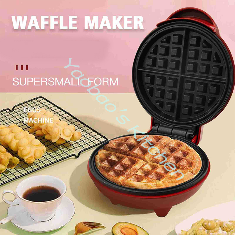 Pembuat Wafel Panggangan Porta - Mini Waffle Maker Machine ulasan dan harga