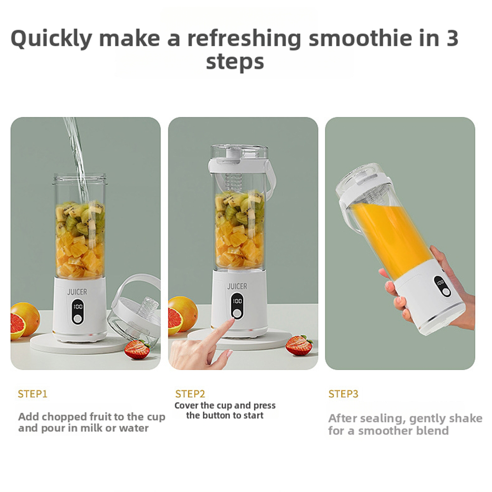 Blender Portabel 600ML Juicer  - Portable Blender Usb Rechargeable ulasan dan harga