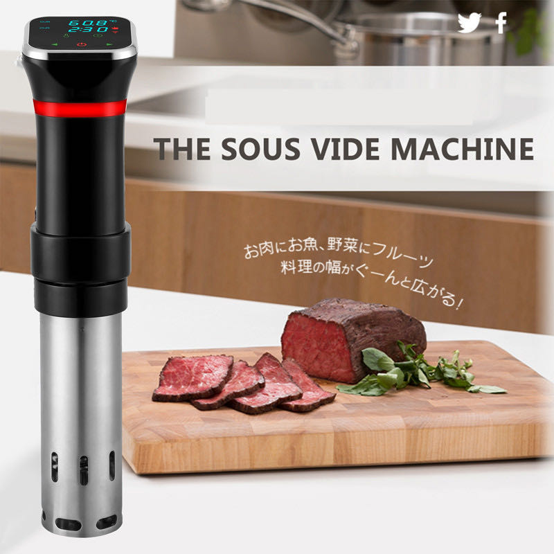 Portable 1100W Vakum Makanan S - Digital Sous Vide Precision Cooker ulasan dan harga