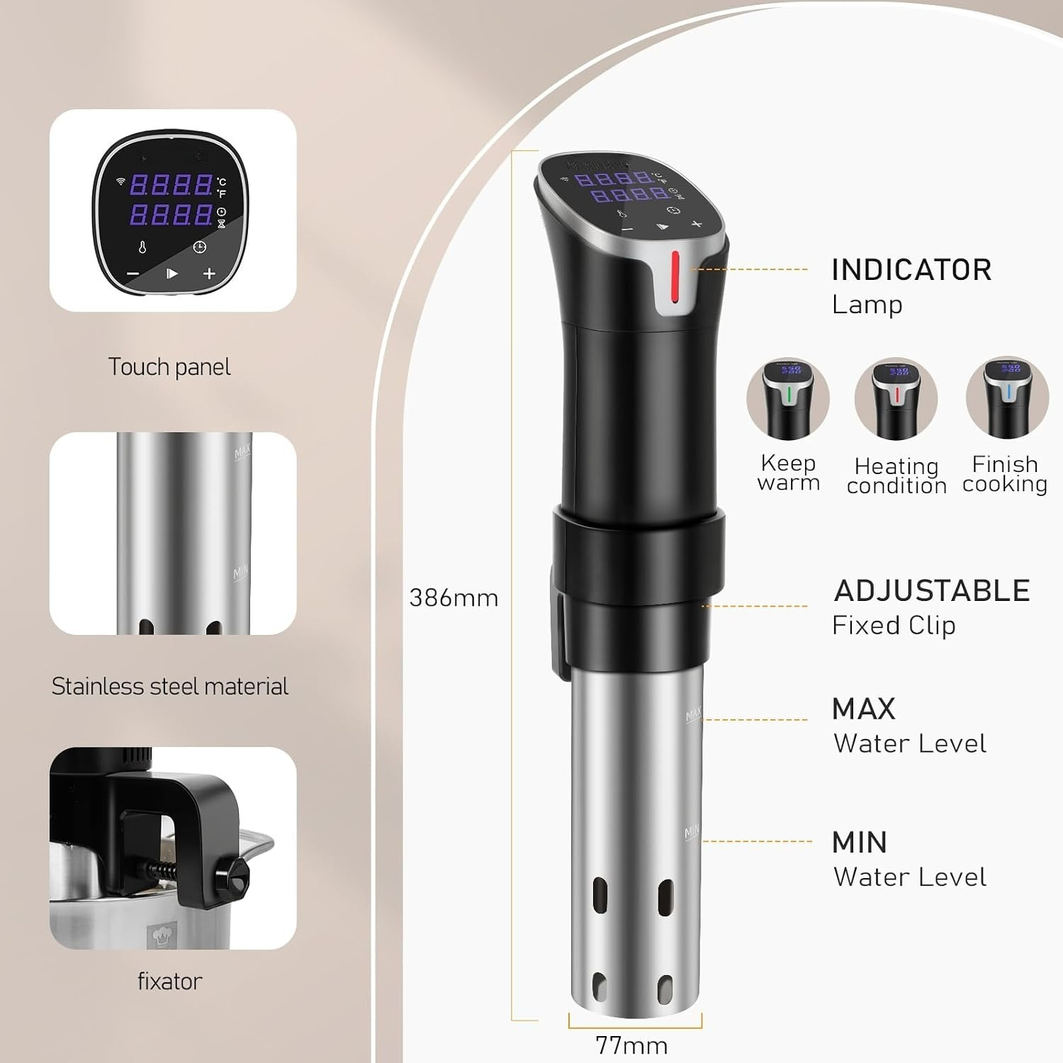 Pemasak Sous Vide Presisi 1100 - Digital Sous Vide Precision Cooker ulasan dan harga