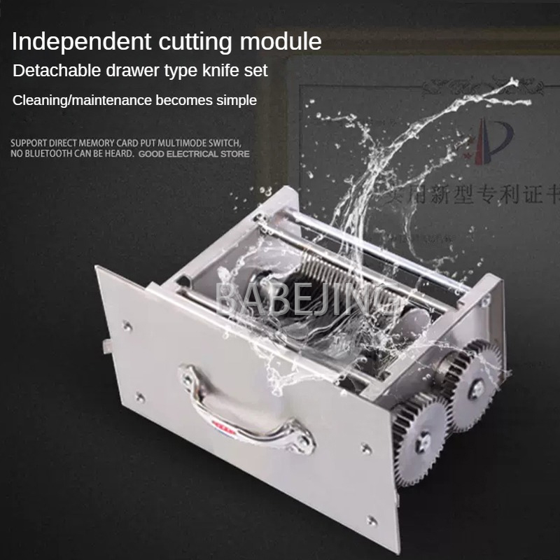 Pemotong Daging Multifungsi St - Automatic Meat Slicer Home ulasan dan harga